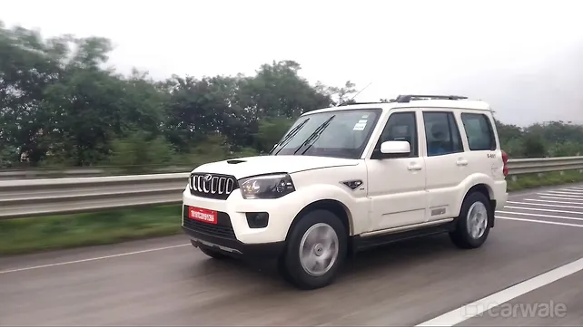 BS-VI compliant Mahindra Scorpio sans camouflage spotted on test BS-VI compliant Mahindra Scorpio sans camouflage spotted on test