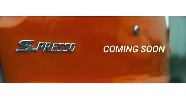 Maruti Suzuki S-Presso teased again Maruti Suzuki S-Presso teased again