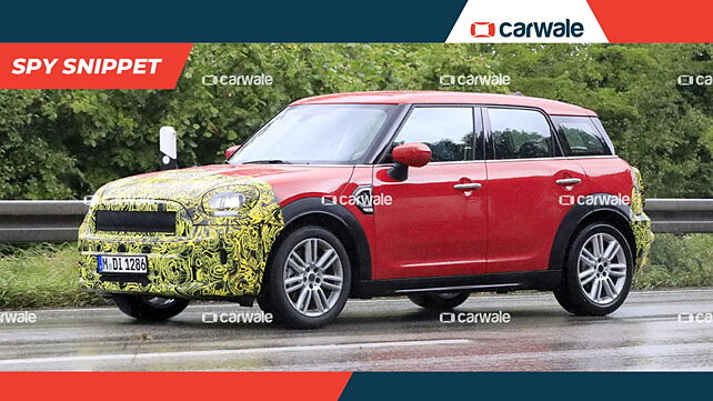 Mini Countryman facelift spied testing, new LED tail lights leaked