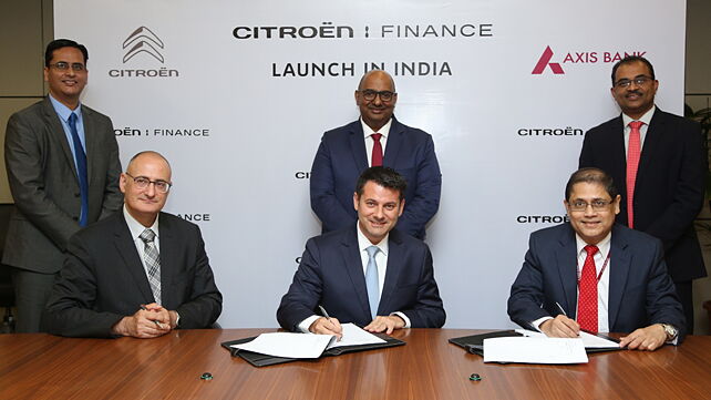Citroen collaborates with Axis bank to launch Citroen finance in India