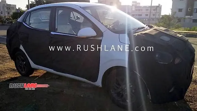 Next generation Hyundai Xcent interiors spied for the first time Next generation Hyundai Xcent interiors spied for the first time