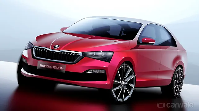 New Skoda Rapid design sketch revealed; India launch in late 2021 New Skoda Rapid design sketch revealed; India launch in late 2021