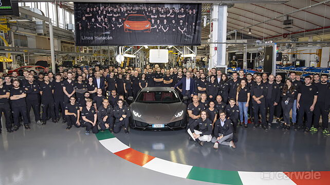 Lamborghini Huracan records unusual production milestone