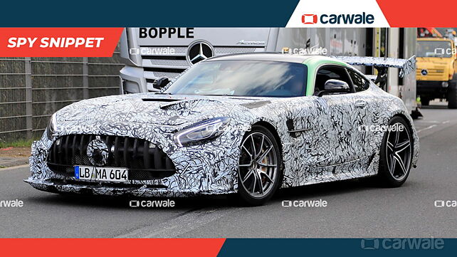 Mercedes-AMG GT Black Series spied with aggressive updates