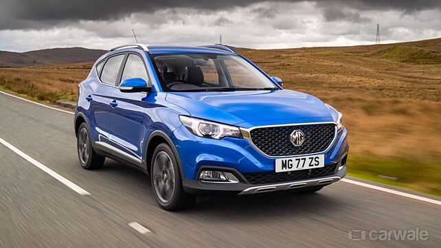 MG ZS petrol and petrol-hybrid variant specs leaked