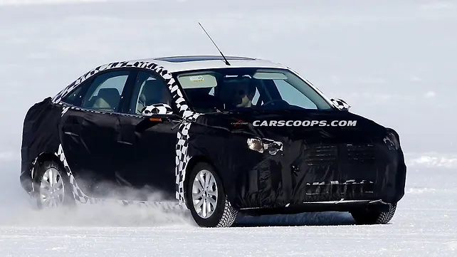 Ford Escort spied testing in Sweden Ford Escort spied testing in Sweden