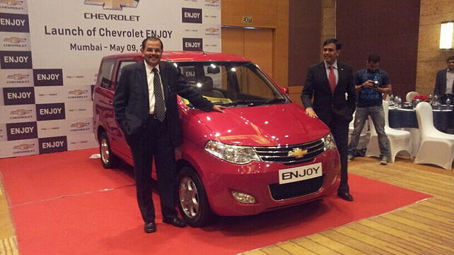 Chevrolet launches the Enjoy MPV for Rs 5.49 lakh