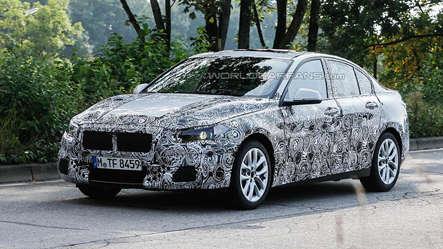 BMW 1 Series sedan spotted testing