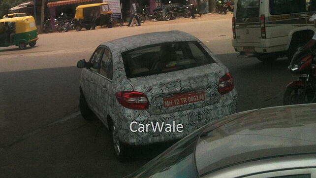 Tata Zest spied testing again; this time in Bangalore