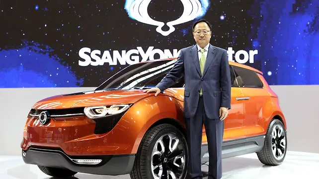 Ssangyong XIV-1 showcased at the Auto Expo Ssangyong XIV-1 showcased at the Auto Expo
