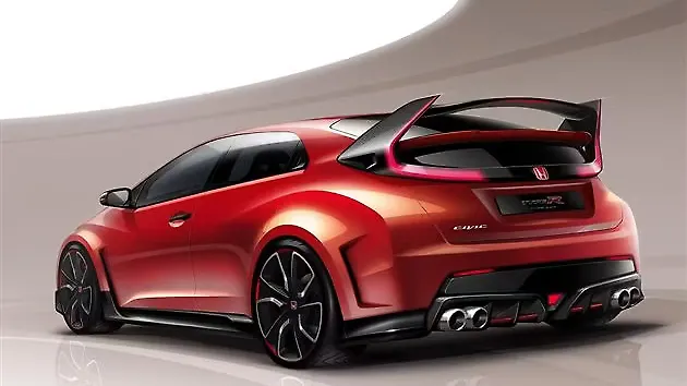 Honda to reveal Civic Type R concept at the Geneva Motor Show Honda to reveal Civic Type R concept at the Geneva Motor Show