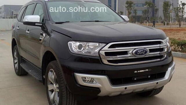 Ford Endevaour spotted sans camouflage in China