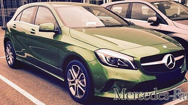 Mercedes-Benz A-Class facelift spotted