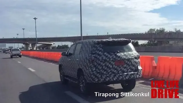 2016 Toyota Fortuner spotted testing in Thailand 2016 Toyota Fortuner spotted testing in Thailand