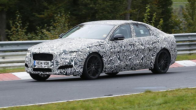 2016 Jaguar XF spied at the Nurburgring