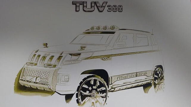 Mahindra unveils first sketches of TUV 3OO compact SUV