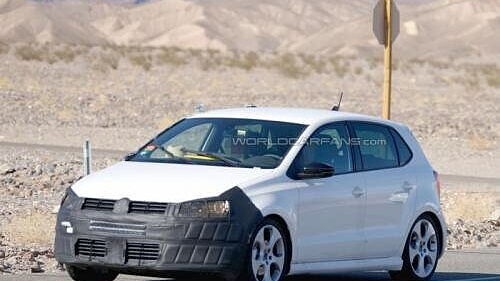 2014 Volkswagen Polo spied testing in Death Valley