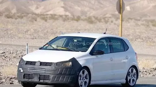 2014 Volkswagen Polo spied testing in Death Valley 2014 Volkswagen Polo spied testing in Death Valley