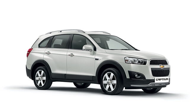 Chevrolet Captiva facelift updated on the India website