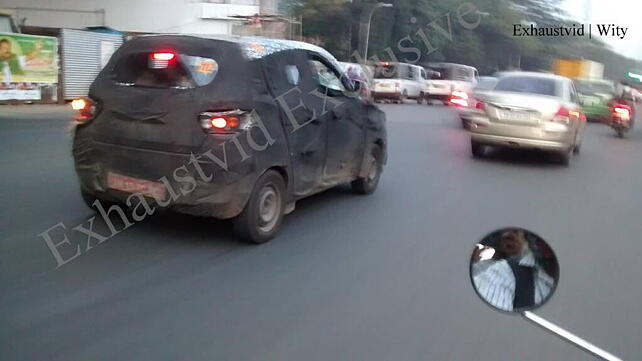 Mahindra S101 spied on test again