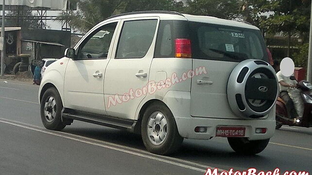 Mahindra Quanto 4x4 spied