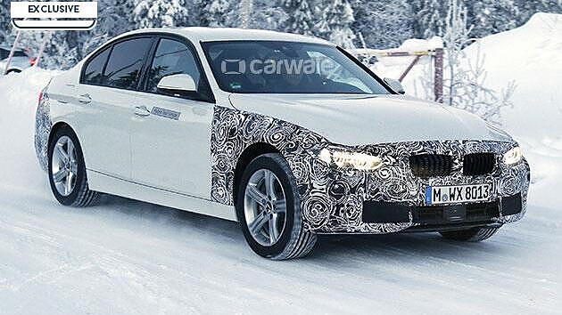 Facelifted BMW 3 Series Hybrid version spotted during winter testing