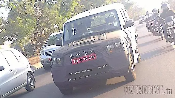 Mahindra Scorpio facelift spotted again Mahindra Scorpio facelift spotted again