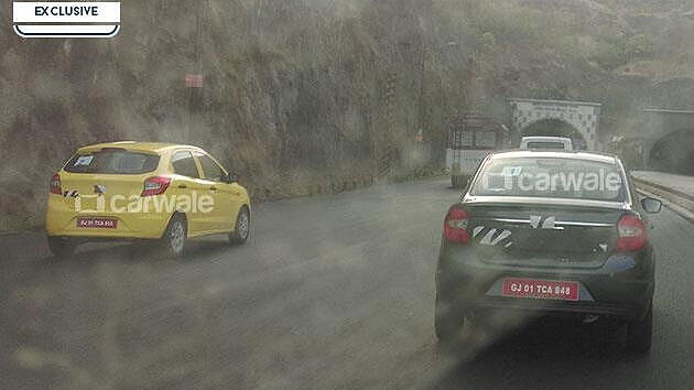 Ford Figo hatchback and Aspire CS spotted on test
