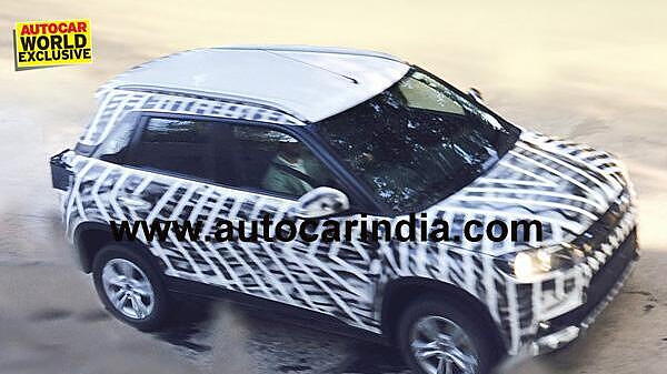 Maruti Suzuki compact SUV spotted testing for the first time