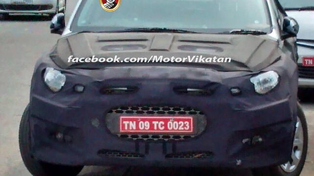 Next-gen Hyundai i20 spied again