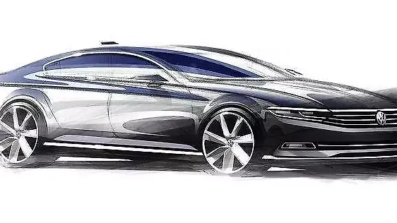 Volkswagen releases sketches of 2015 Passat Volkswagen releases sketches of 2015 Passat