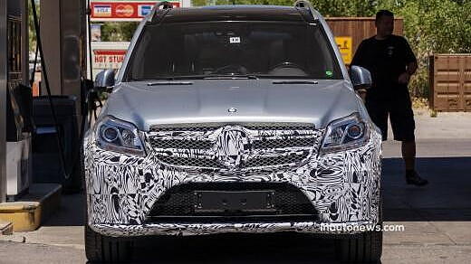 Mercedes-Benz GL-Class facelift spotted testing in the US