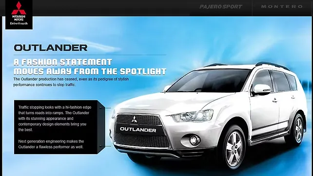 Mitsubishi discontinues Cedia Sport and Outlander in India Mitsubishi discontinues Cedia Sport and Outlander in India