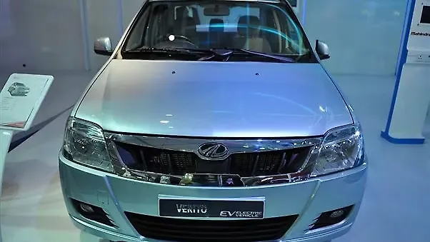 Mahindra Verito Electric unveiled at the Auto Expo Mahindra Verito Electric unveiled at the Auto Expo