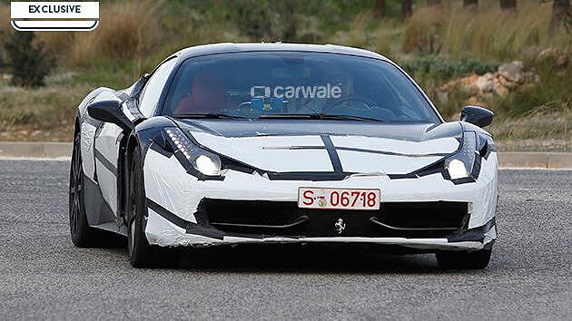 Ferrari 458 M spotted testing