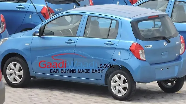 Maruti Suzuki Celerio diesel spied at Manesar stockyard Maruti Suzuki Celerio diesel spied at Manesar stockyard