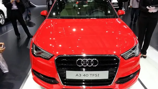 India-bound Audi A3 sedan launched at the Beijing Auto Show India-bound Audi A3 sedan launched at the Beijing Auto Show