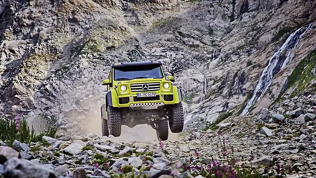 Mercedes G500 4X4² shown at Geneva Mercedes G500 4X4² shown at Geneva