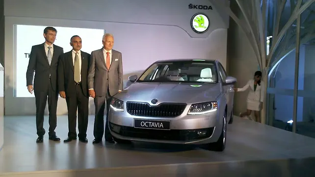 Skoda India unveils 2013 Octavia; production currently underway Skoda India unveils 2013 Octavia; production currently underway