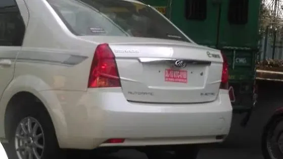 Mahindra Verito Electric spied testing before its launch Mahindra Verito Electric spied testing before its launch