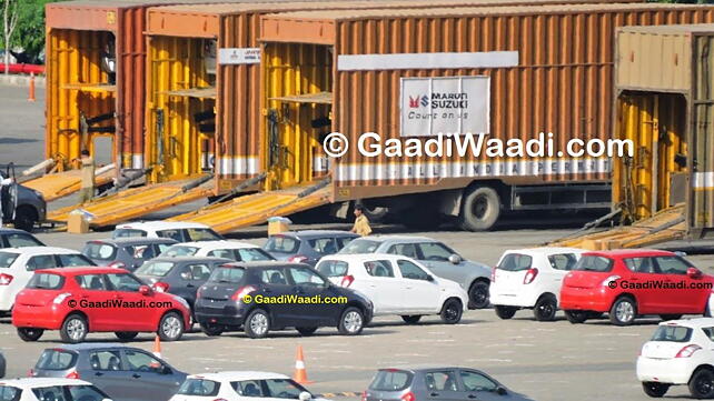 Maruti Suzuki Swift facelift spied