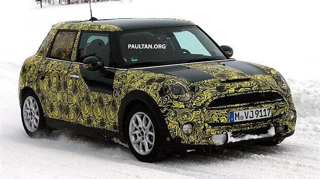 2015 Mini 5-door hatchback caught testing