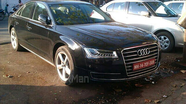 2014 Audi A8L spotted in Pune; To launch soon in India 