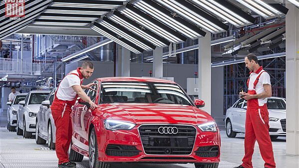 India bound Audi A3 sedan begins production in Hungary
