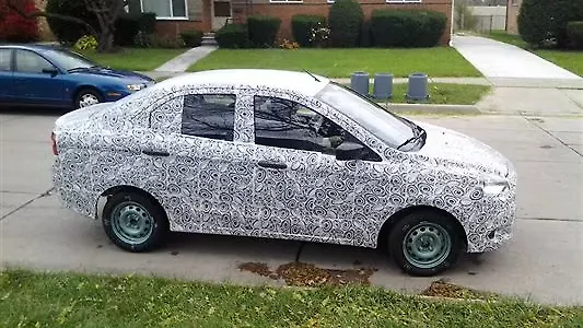 Next generation Ford Figo-based sedan spied testing in Detroit Next generation Ford Figo-based sedan spied testing in Detroit