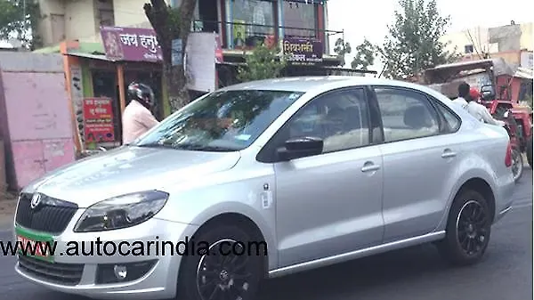 Skoda Rapid special edition spied Skoda Rapid special edition spied