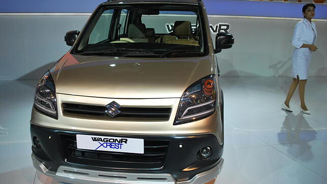 Maruti Suzuki's WagonR Xrest spotted undisguised