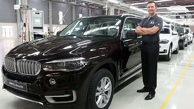 BMW rolls out the locally assembled 2014 X5 from its Chennai plant