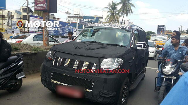 New spy shots reveal interior of the next-generation Mahindra Bolero