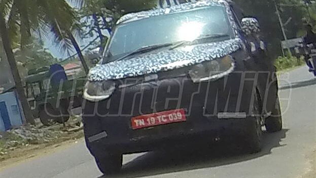 Spied: Mahindra S101 with production-spec bodywork